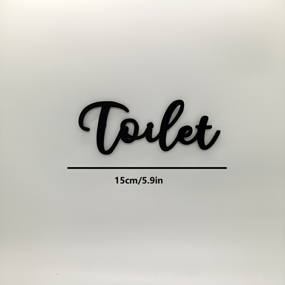 CIFBUY Modern Plastic Letter S - Home Bathroom Door 评论和价格