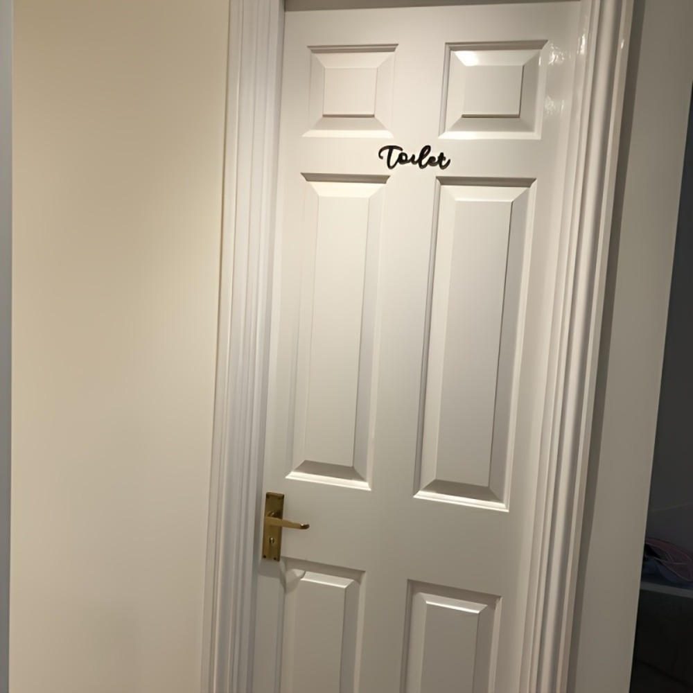 CIFBUY Modern Plastic Letter S - Home Bathroom Door 评论和价格