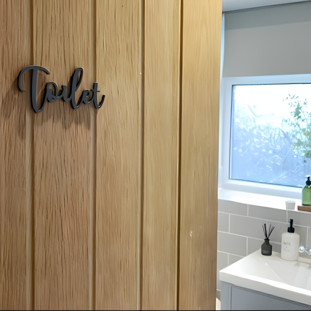 CIFBUY Modern Plastic Letter S - Home Bathroom Door 评论和价格