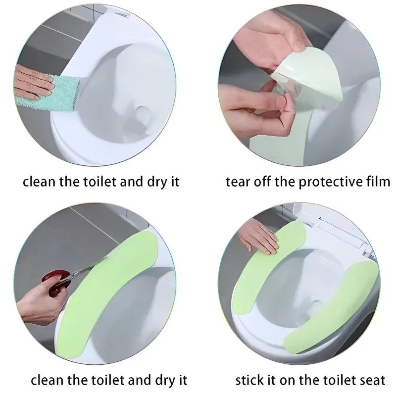 1/5/10Pairs Colorful Toilet Se - Home Bathroom Gadgets 评论和价格