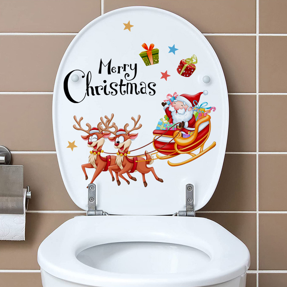 Santa Claus Deer Carriage Wall - Home Of The Year Bathroom 评论和价格