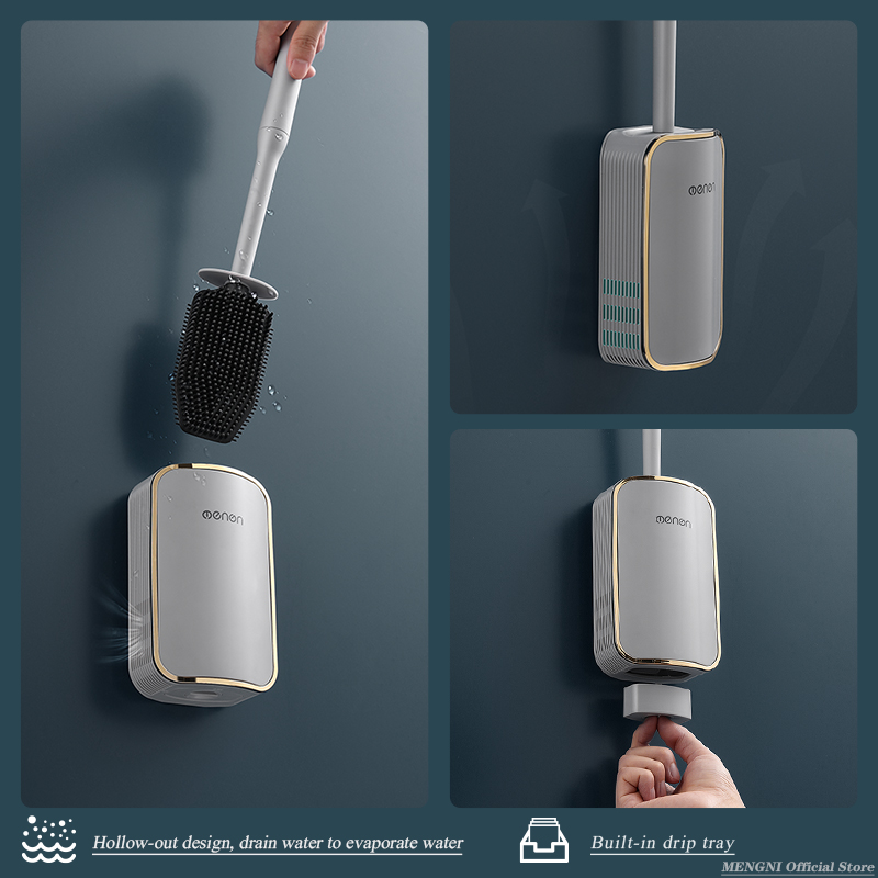MENGNI-Luxury Toilet Brush Bat - Home Bathroom Gadgets 评论和价格