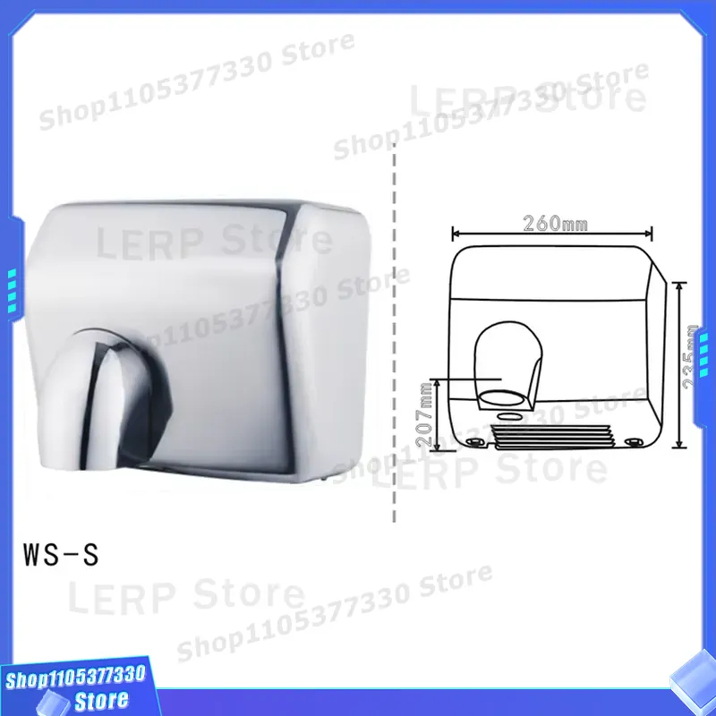 304 Stainless Steel Electric H - Home Bathroom Hand Dryer 评论和价格