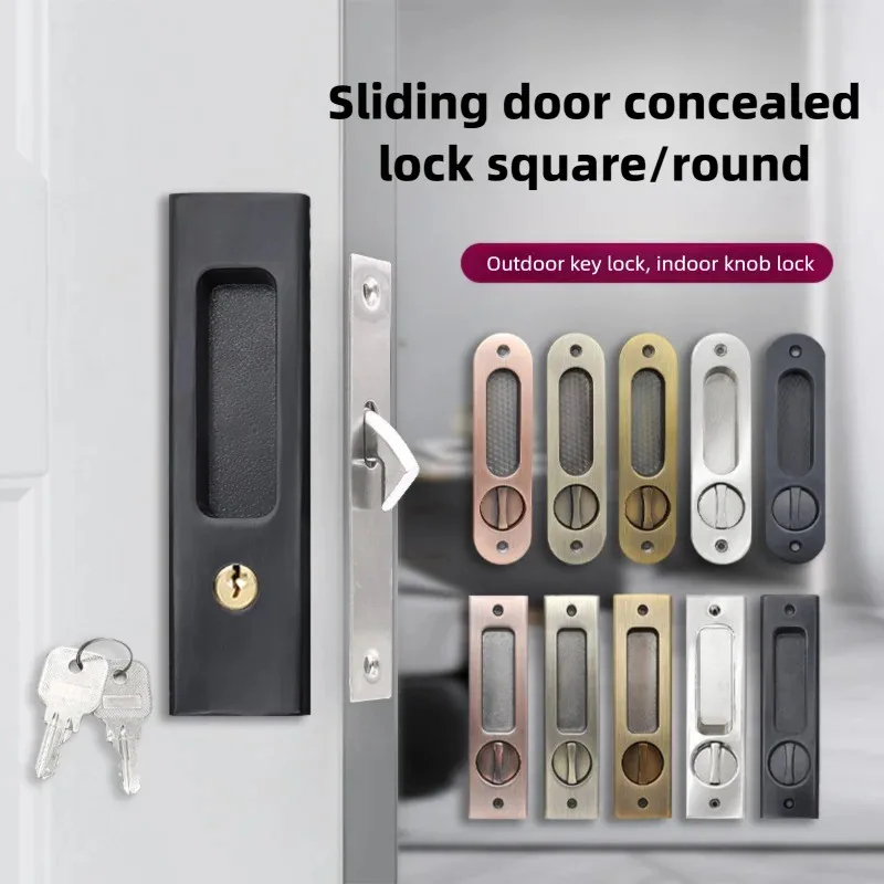 Heavy-Duty Black Sliding Door  - Home Bathroom Door 评论和价格