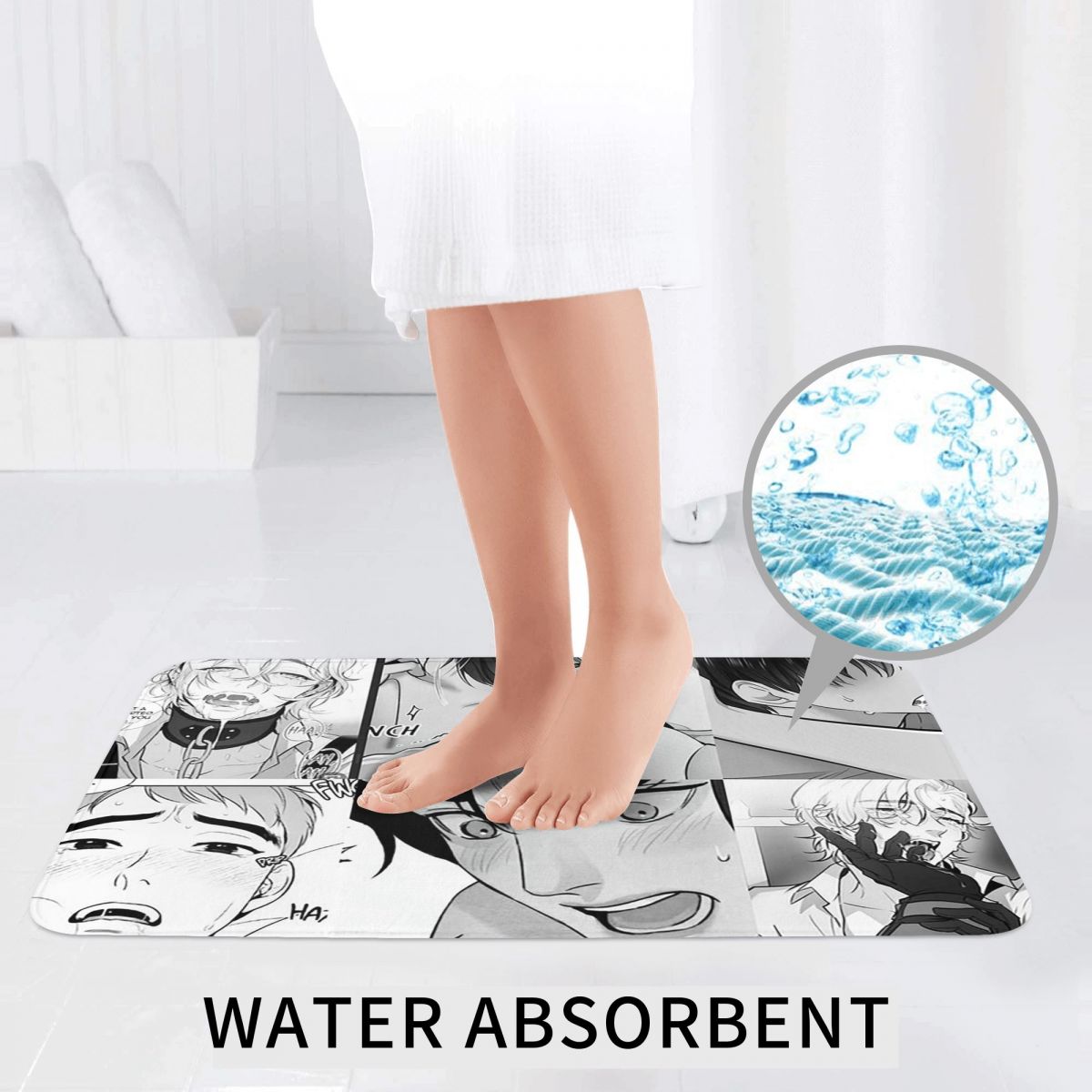 The Good Yaoi Boys 3 Pcs Bath  - Home Goods Bathroom Sets 评论和价格