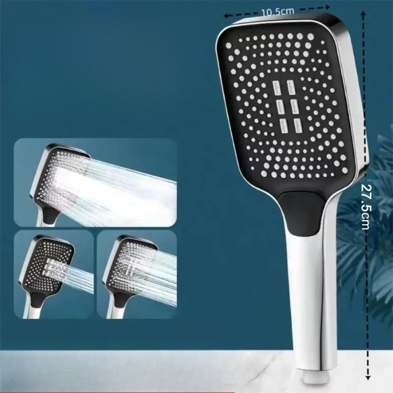 Adjustable 3-Mode High Pressur - Home Bathroom Gadgets 评论和价格