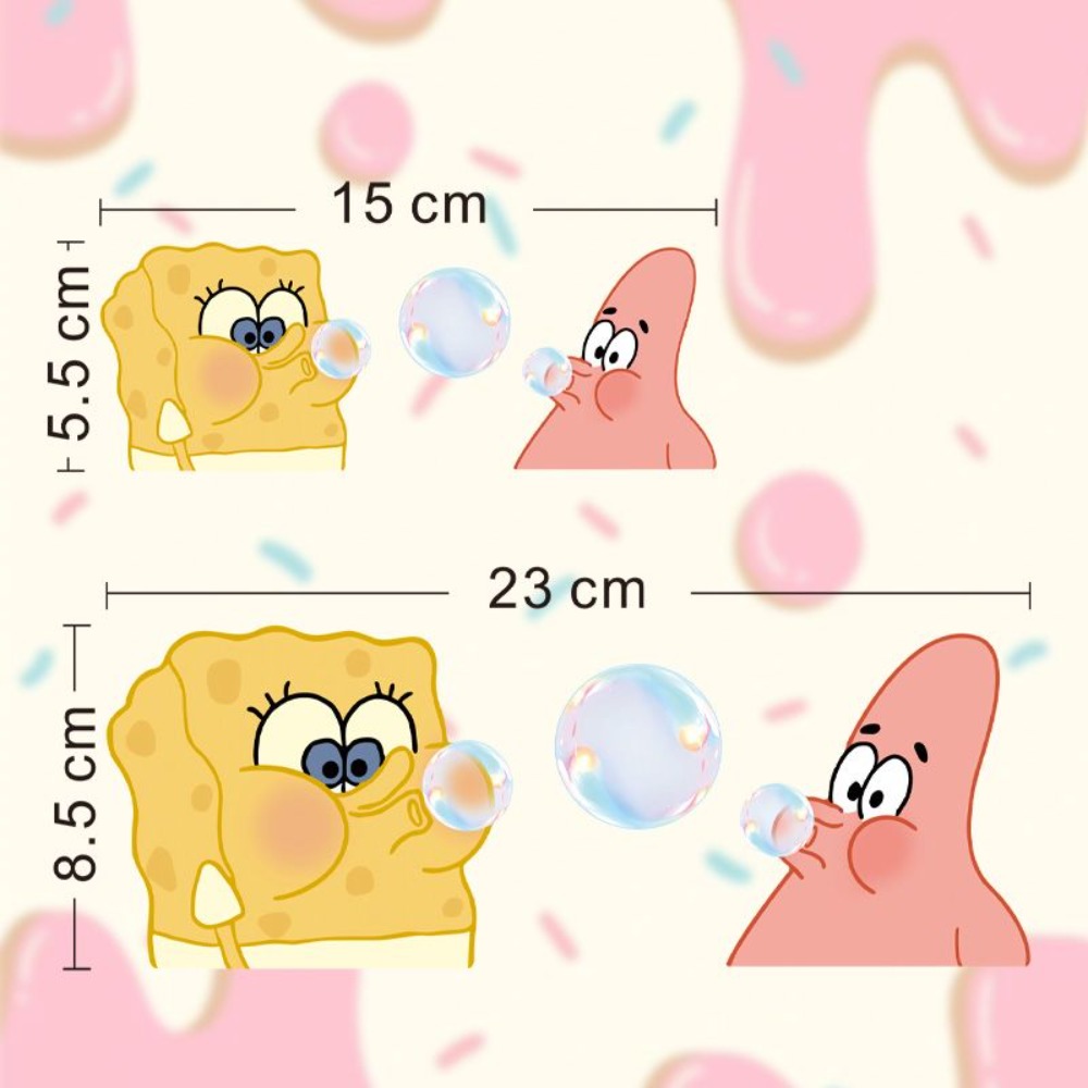SpongeBob Bathroom Mirror Deca - Home Bathroom Gadgets 评论和价格
