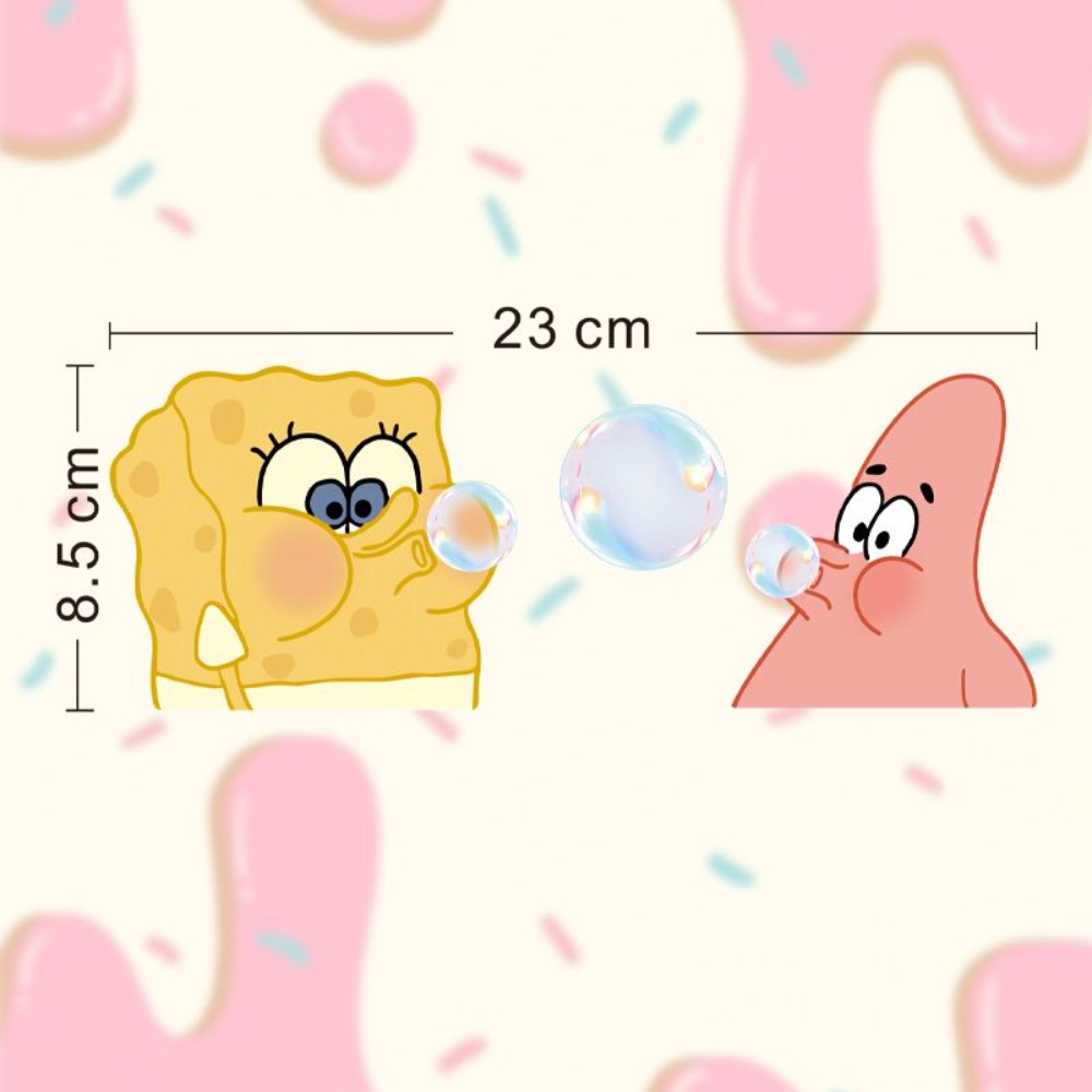 SpongeBob Bathroom Mirror Deca - Home Bathroom Gadgets 评论和价格