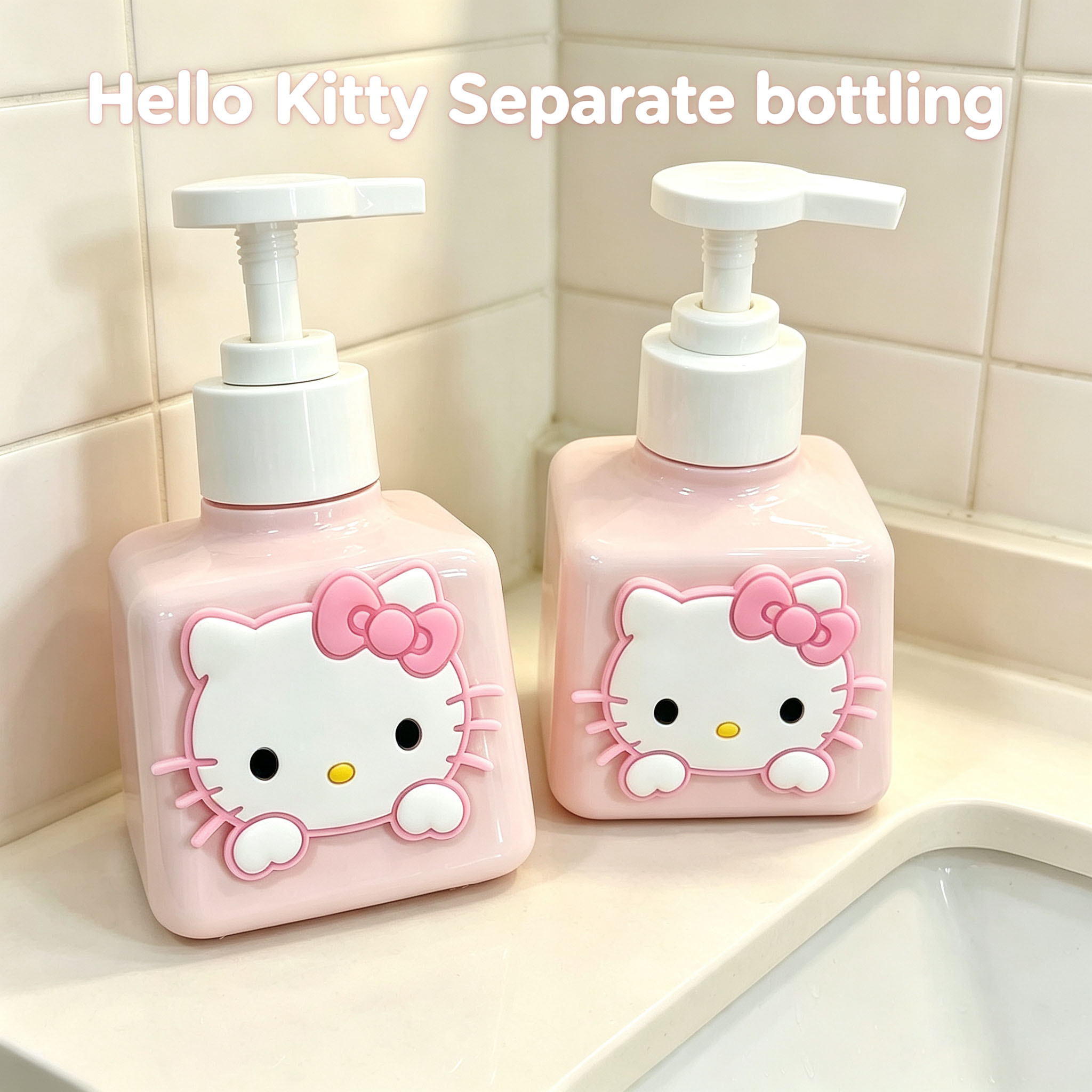 Hello Kitty Emulsion Bottling  - Home Bathroom Gadgets 评论和价格